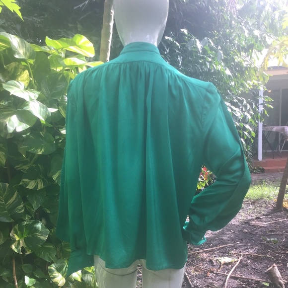 Vintage Thierry Mugler silk Blouse - Picture 5 of 9